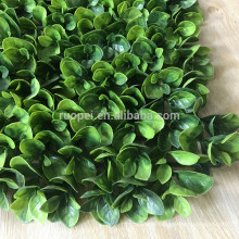 Garden lastest design artificial green hedge with leaf for screening